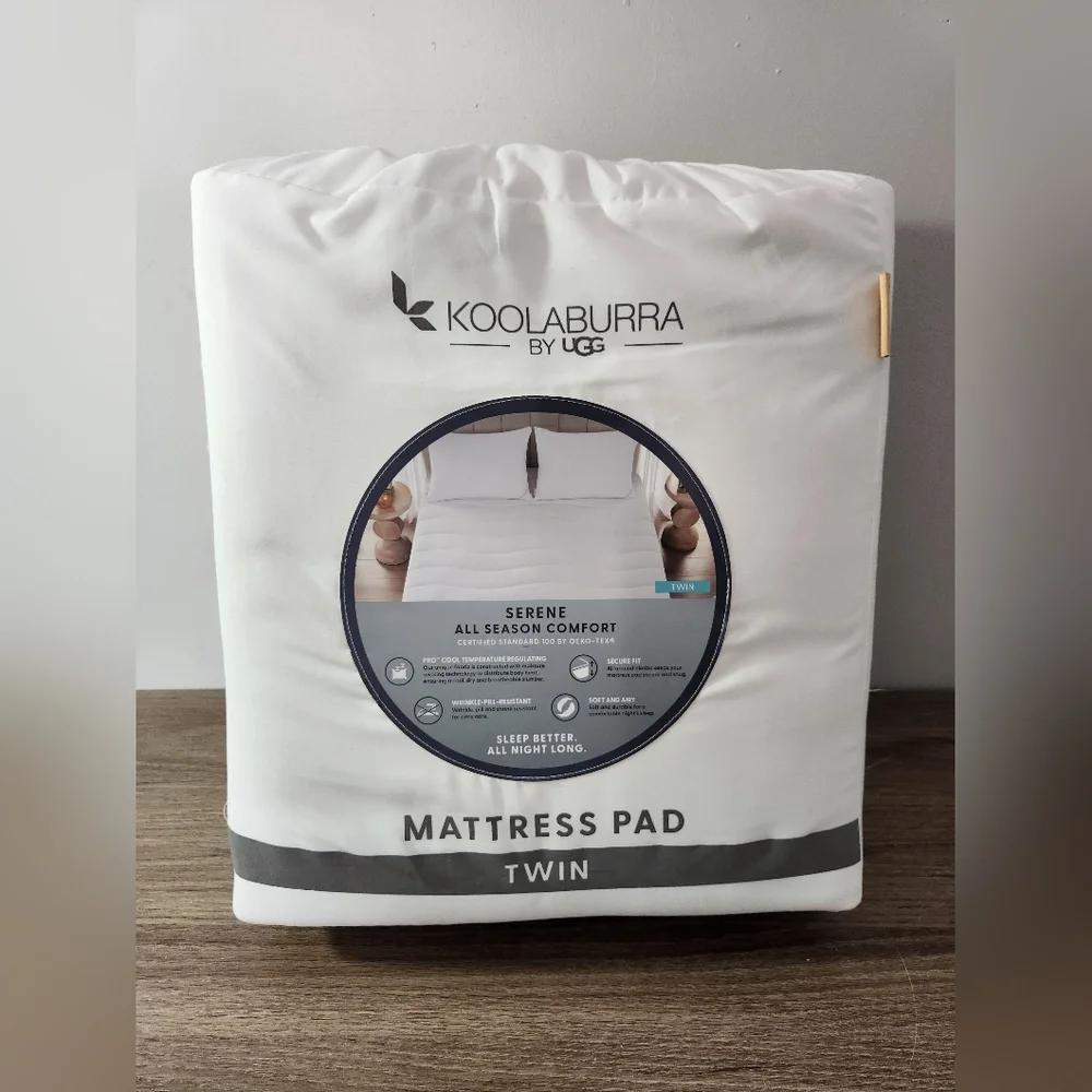 Koolaburra by UGG Serene all Season Comfort Twin Mattress Pad